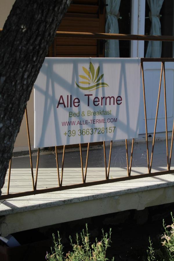 Alle Terme B&B Rapolano Terme Eksteriør billede